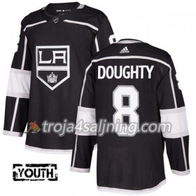Los Angeles Kings tröja Drew Doughty 8 Adidas 2017-2018 Svart Authentic - NHL Tröjor Herr